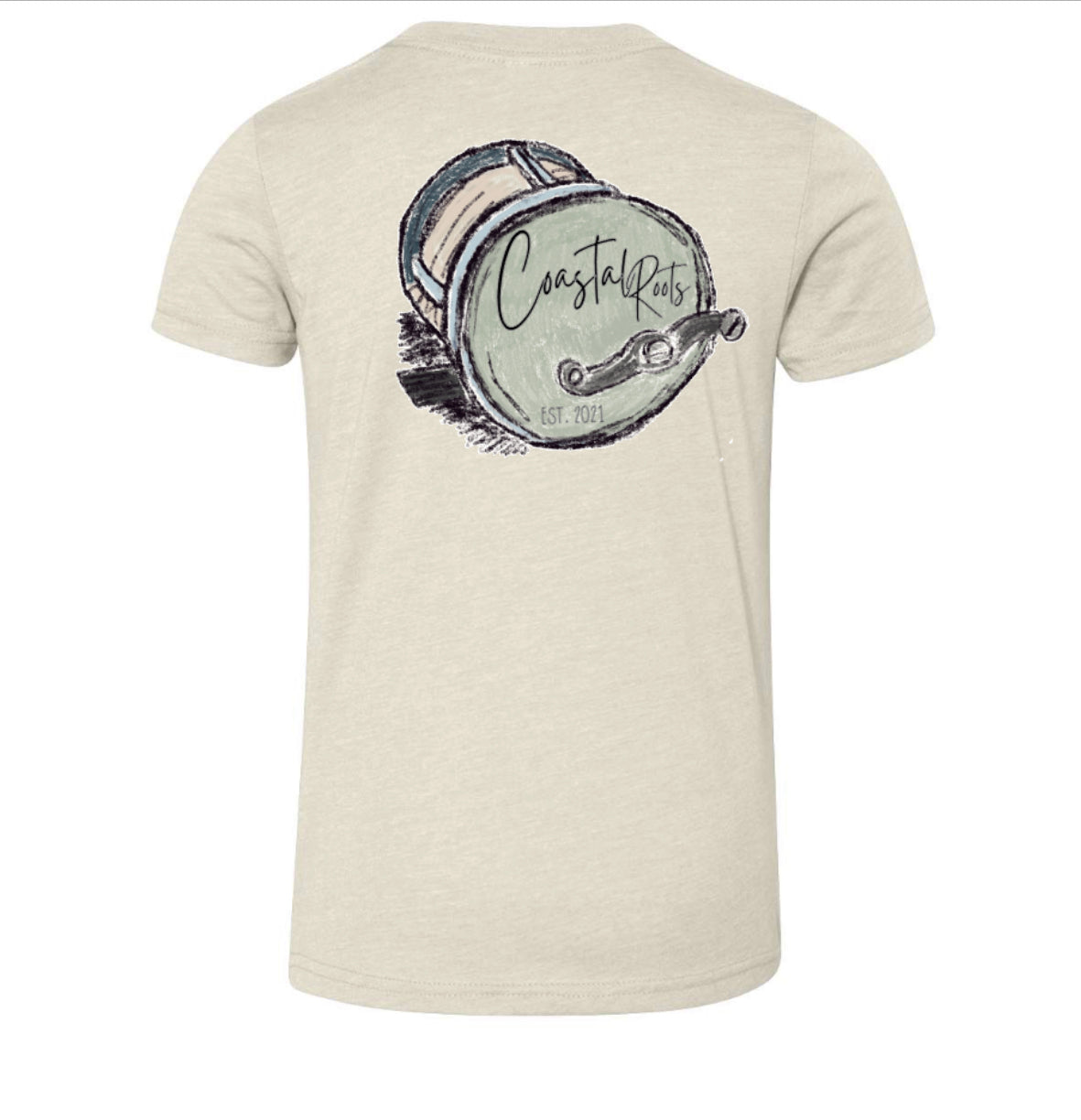 CR Hand Drawn Fishing Reel