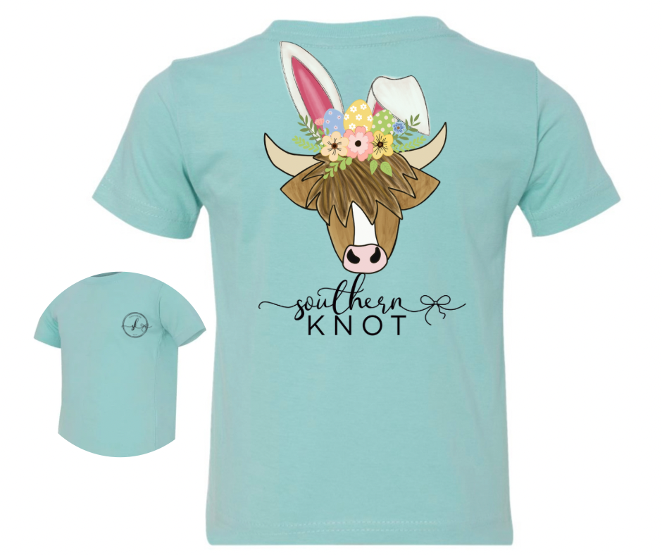 Highland cow bunny ears